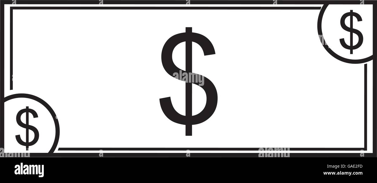 dollar bill isolated icon design Stock Vector Image & Art - Alamy