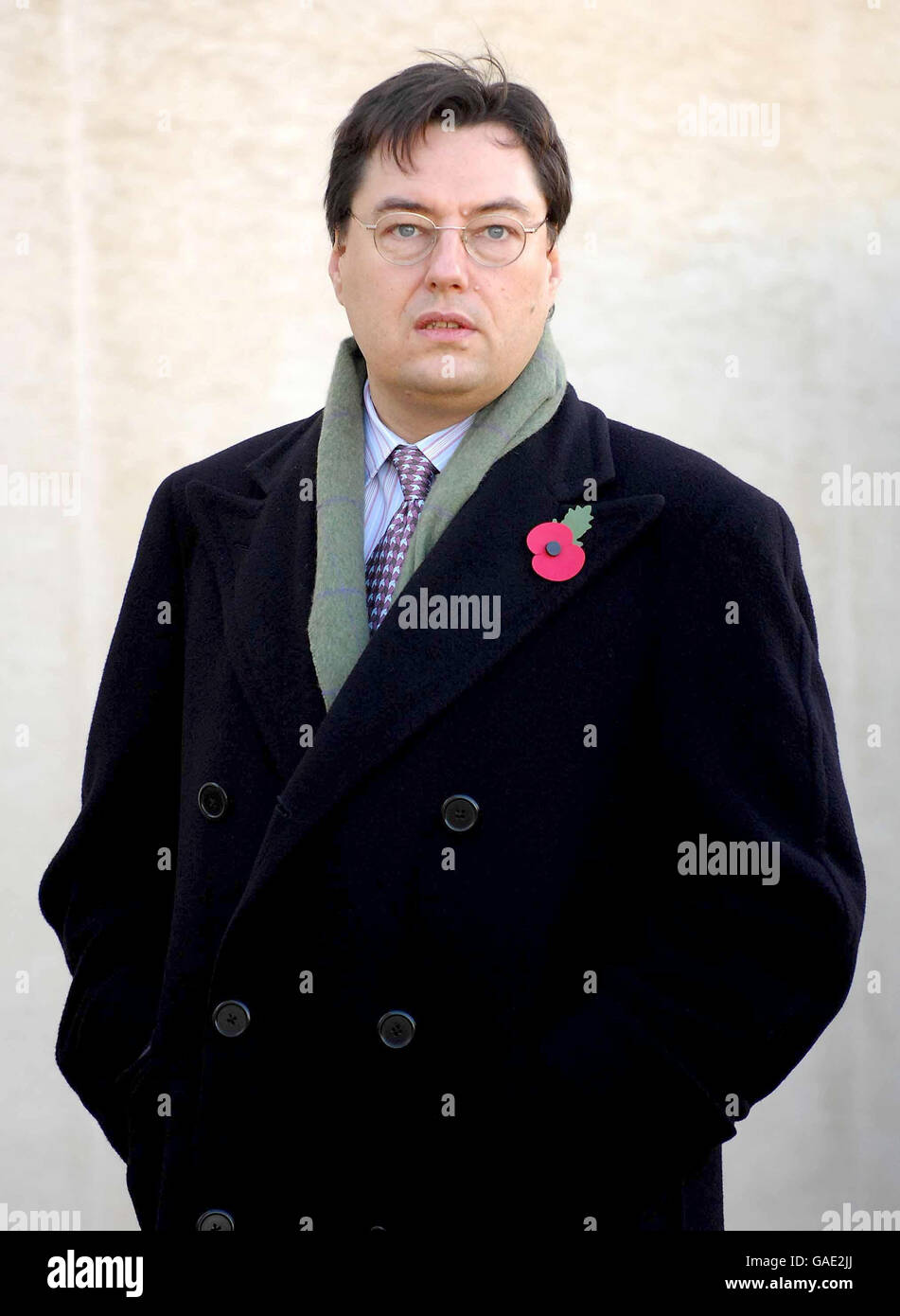 Liam O'Connor, the architect of the Armed Forces Memorial at The National Memorial Arboretum in Staffordshire. Stock Photo