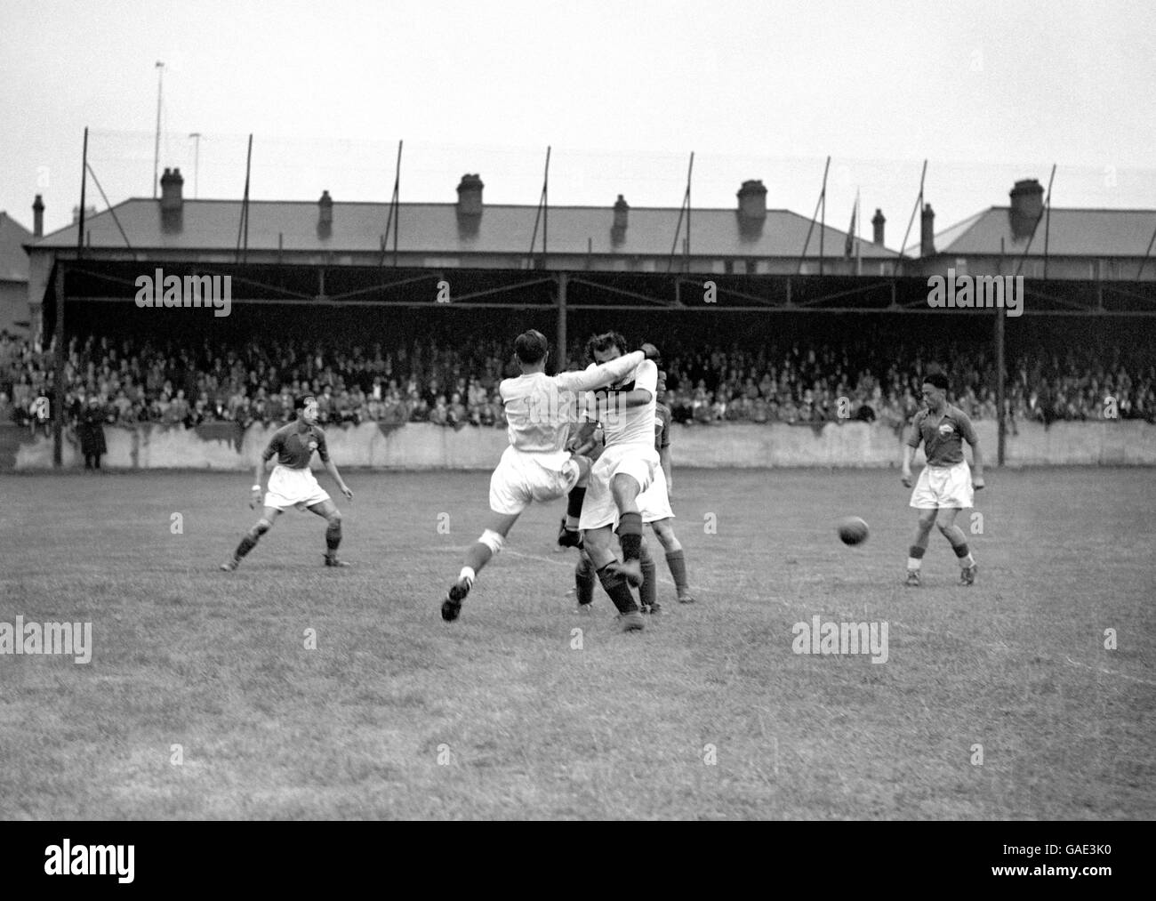 Soccer - Summer Olympic Games 1948 - Turkey v China - London - Walthamstow Stock Photo