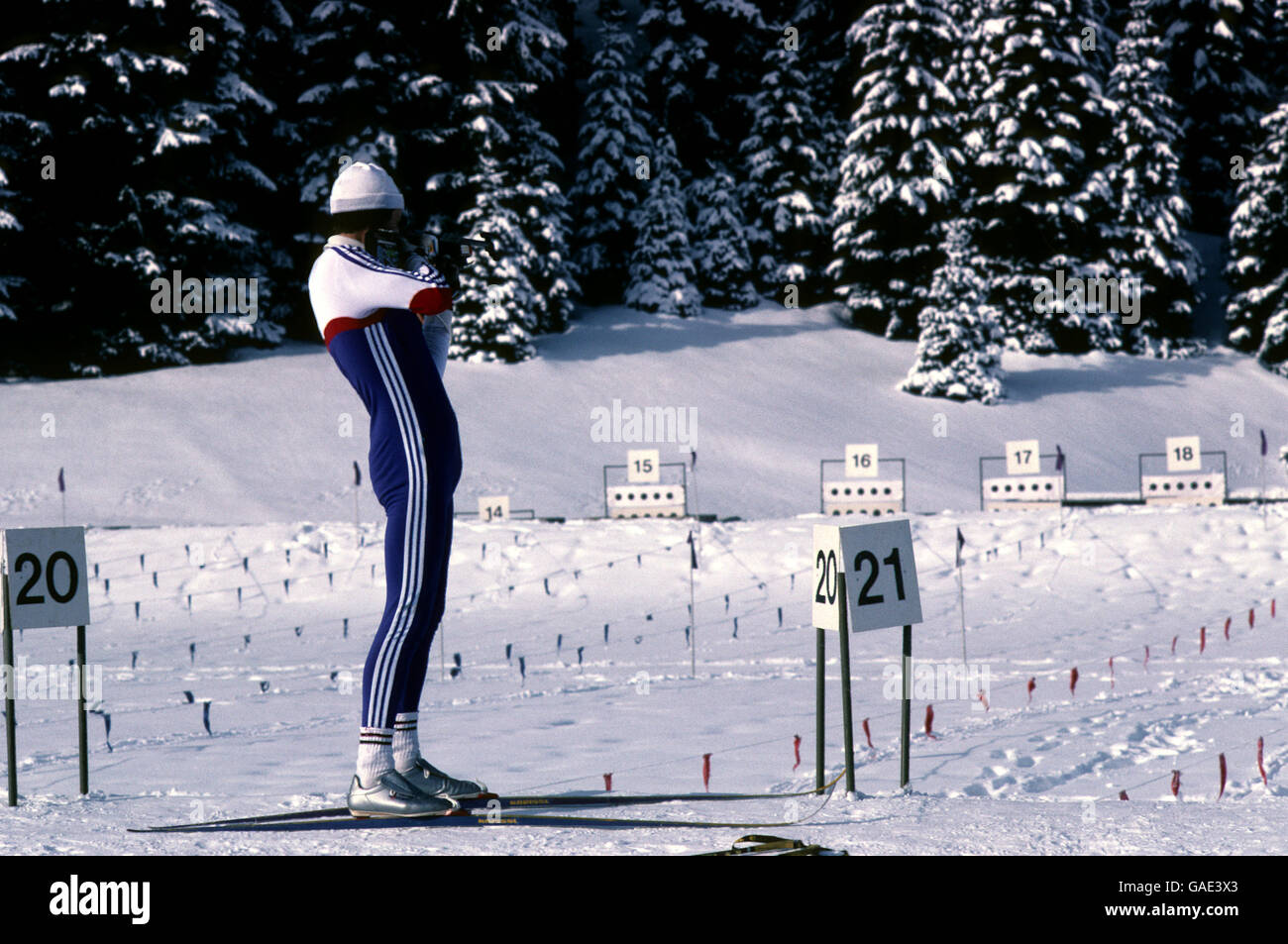 Winter Olympic Games 1984 - Sarajevo Stock Photo