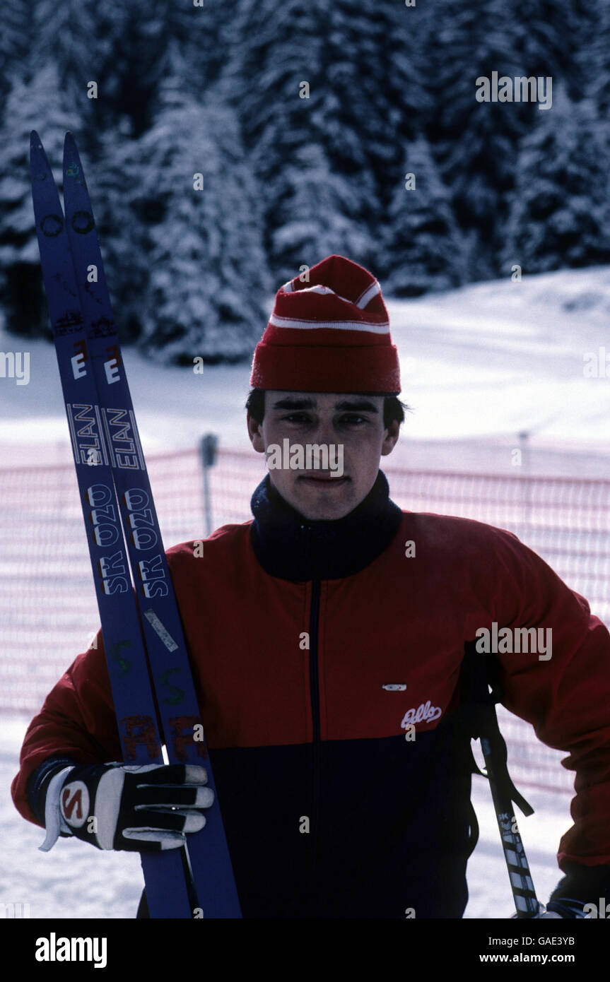 Great Britain's Michael Dixon who competed in the cross country event. Stock Photo