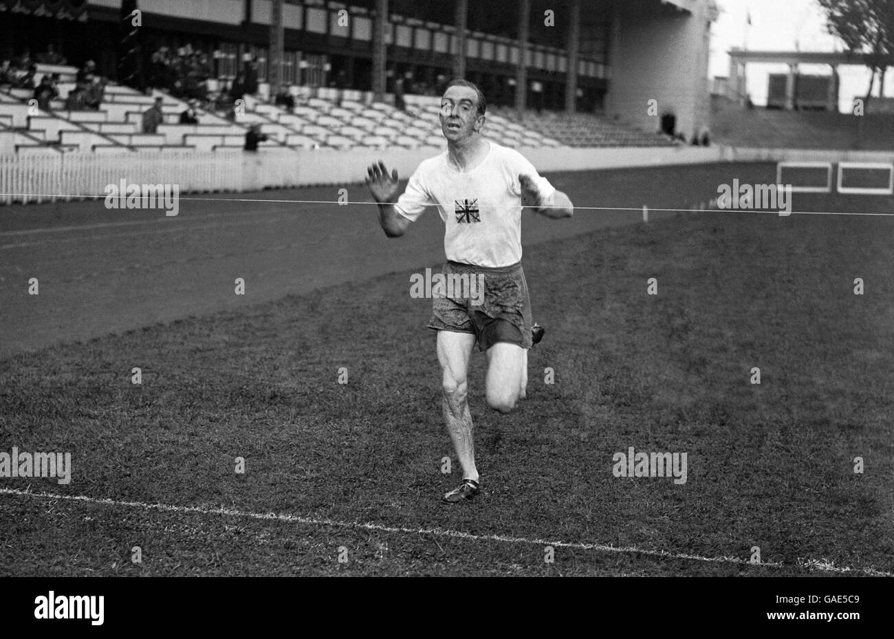 Antwerp 1920 Olympic Games - Athletics - Steeplechase Final Stock Photo ...