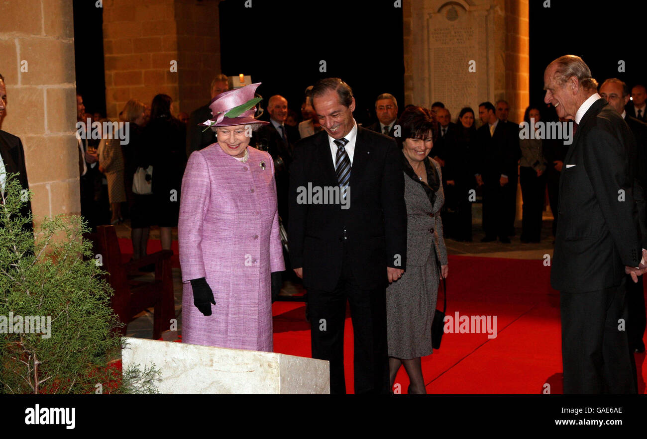 Elizabeth philip malta anniversary hires stock photography and images