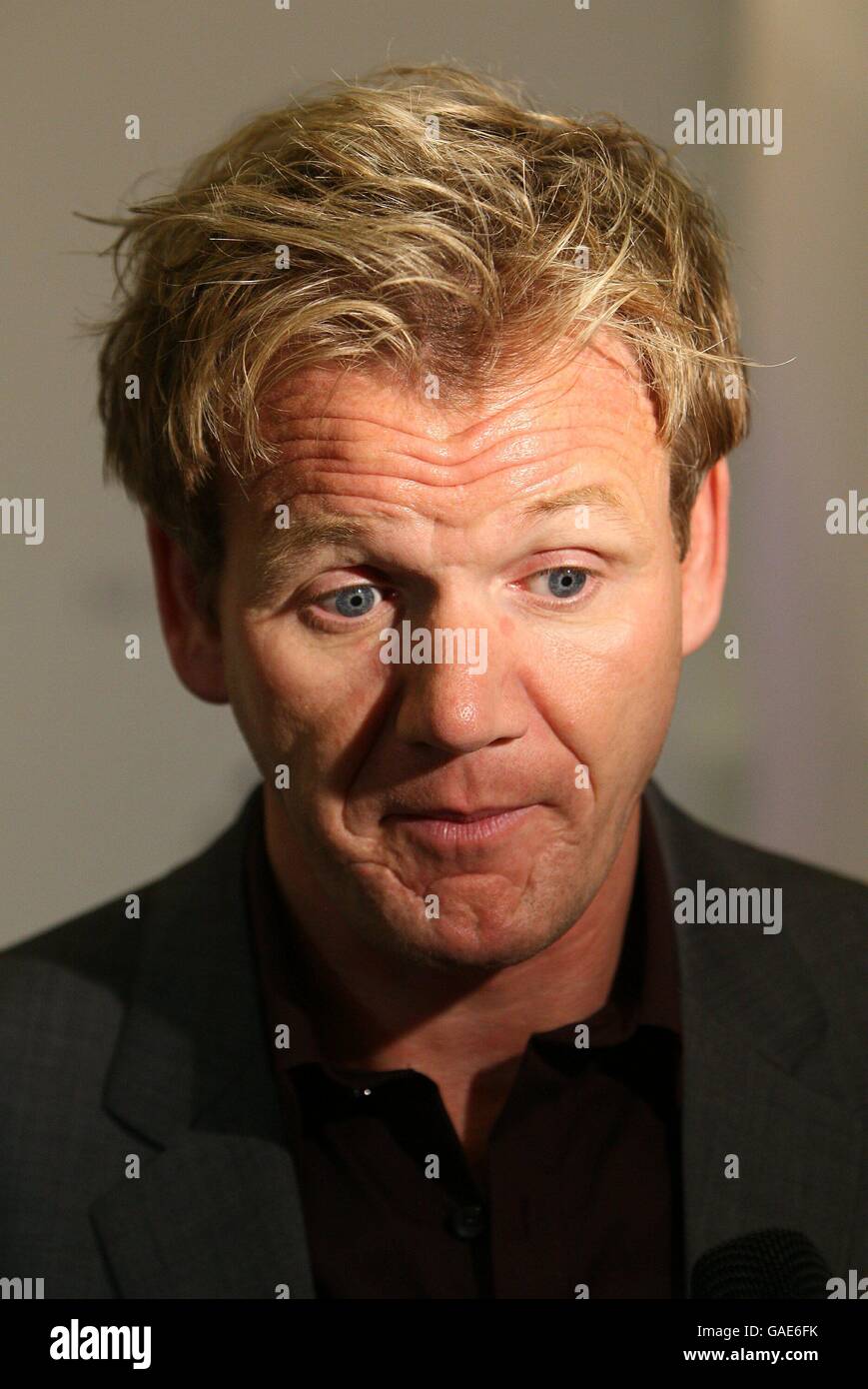 Gordon Ramsay arrives at A Night In Hell's Kitchen, a question and ...