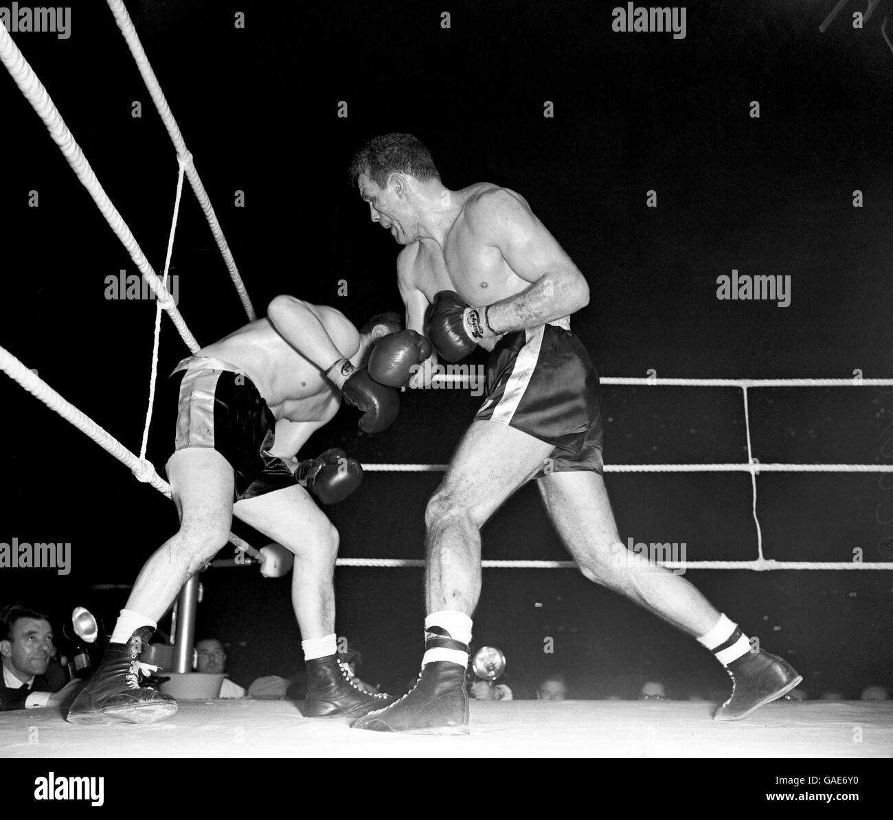 Boxing british empire heavyweight championship hires stock photography