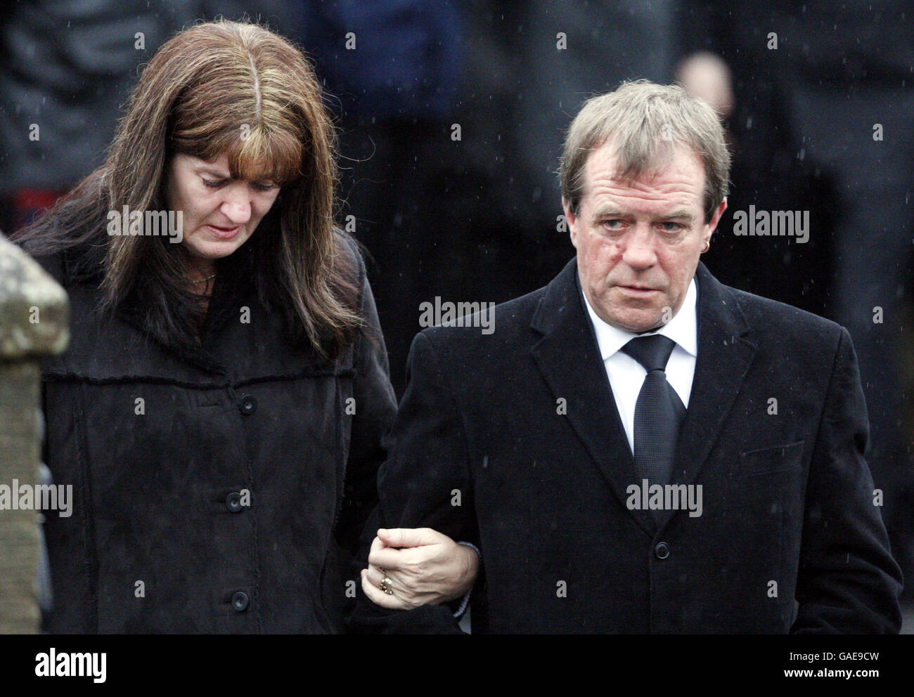 Vicky Hamilton's father, Michael Hamilton and his wife Christine leave ...