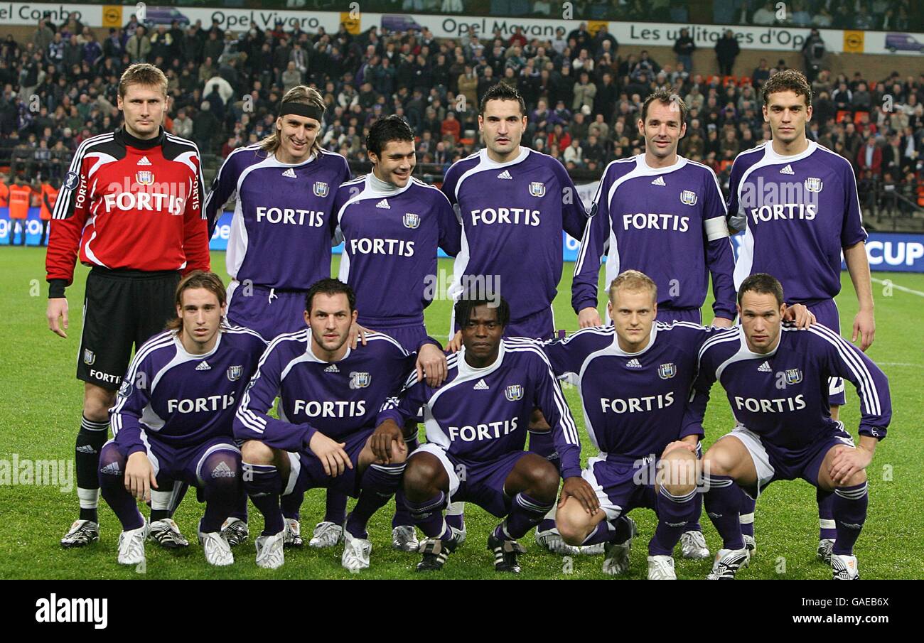 Anderlecht's Frederik Kristian Arnstad celebrates after scoring during a  soccer match between, Stock Photo, Picture And Rights Managed Image.  Pic. VPM-63334585