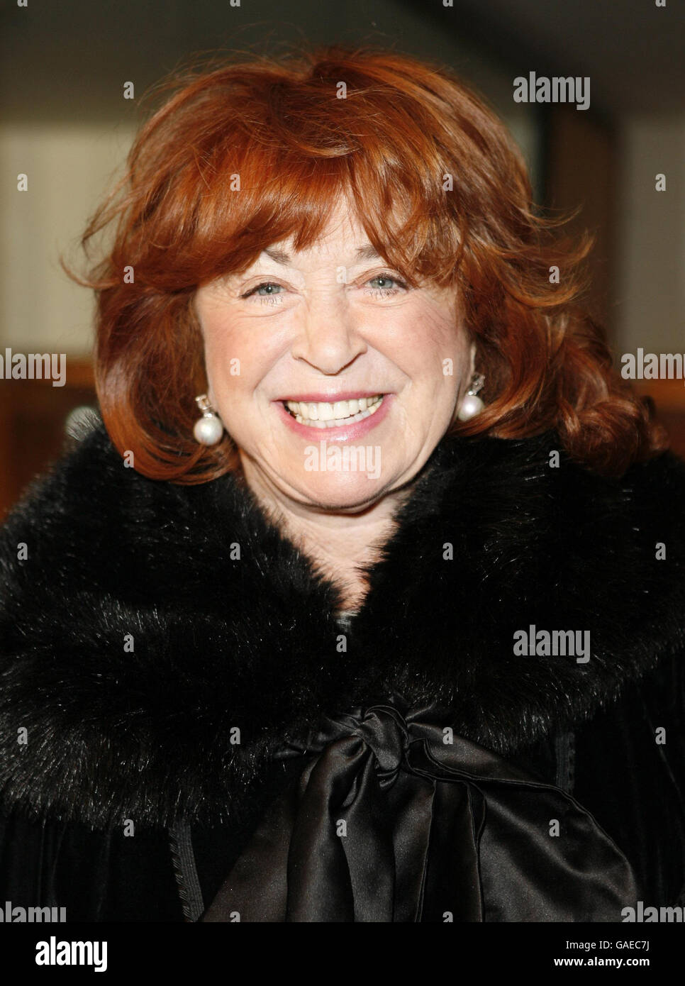 Women in Film and Television Awards - London. Lynda la Plante arrives at the Women in Film and Television Awards at The Hilton Hotel in central London. Stock Photo