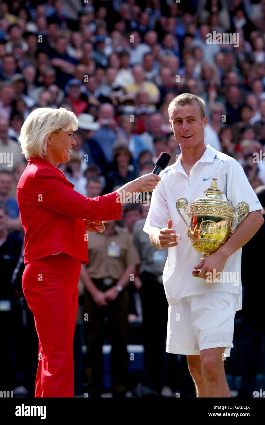 Tennis Wimbledon 2002 Men's Final Stock Photo Alamy