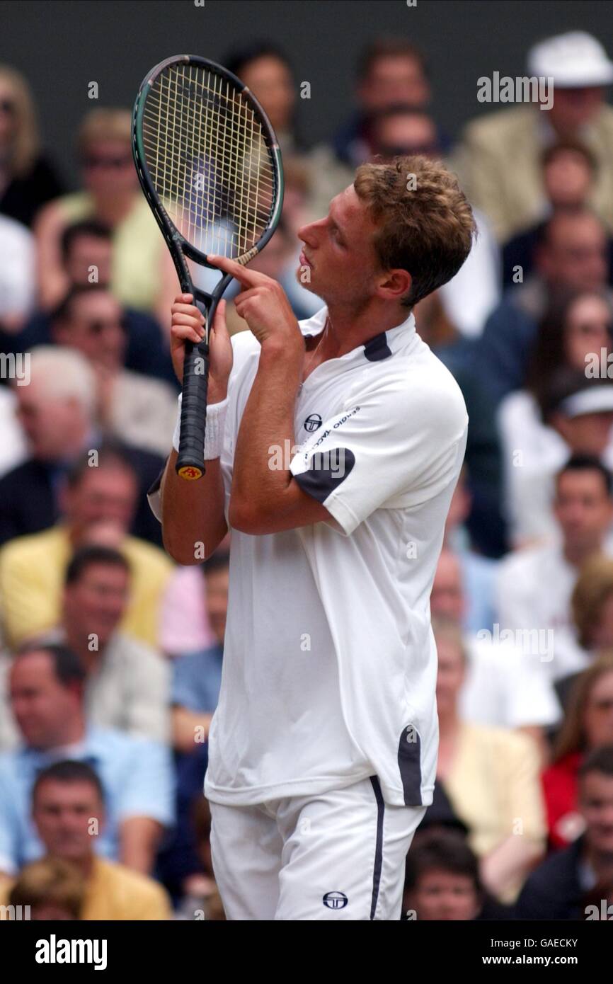 Tennis Wimbledon 2002 Men's Final Stock Photo Alamy