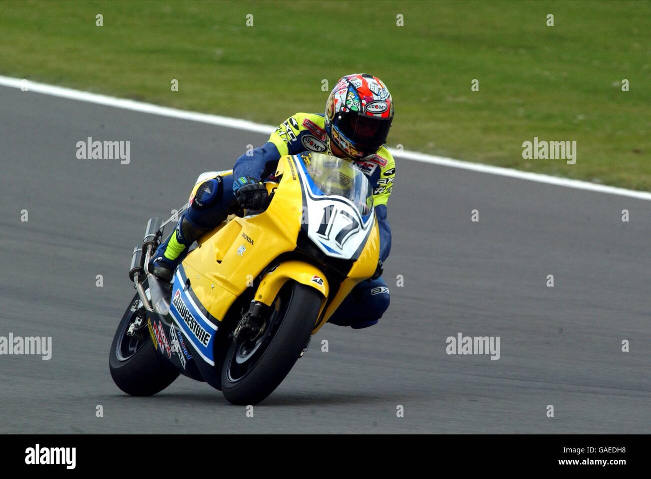Motorcycling - British Superbikes - British Grand Prix. Jurgen Vd Goorbergh during qualifying for the Moto GP race Stock Photo