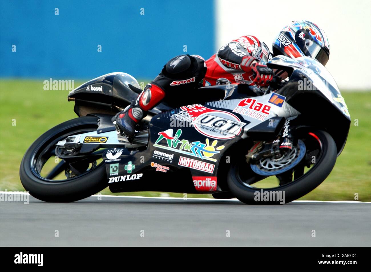 Motorcycling - Cinzano British Grand Prix - Moto GP Stock Photo
