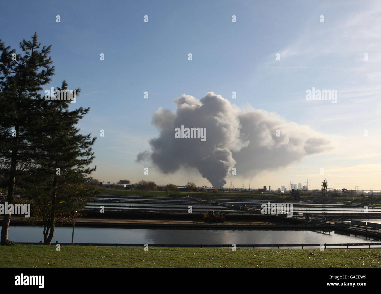 Fire in Stratford Stock Photo Alamy