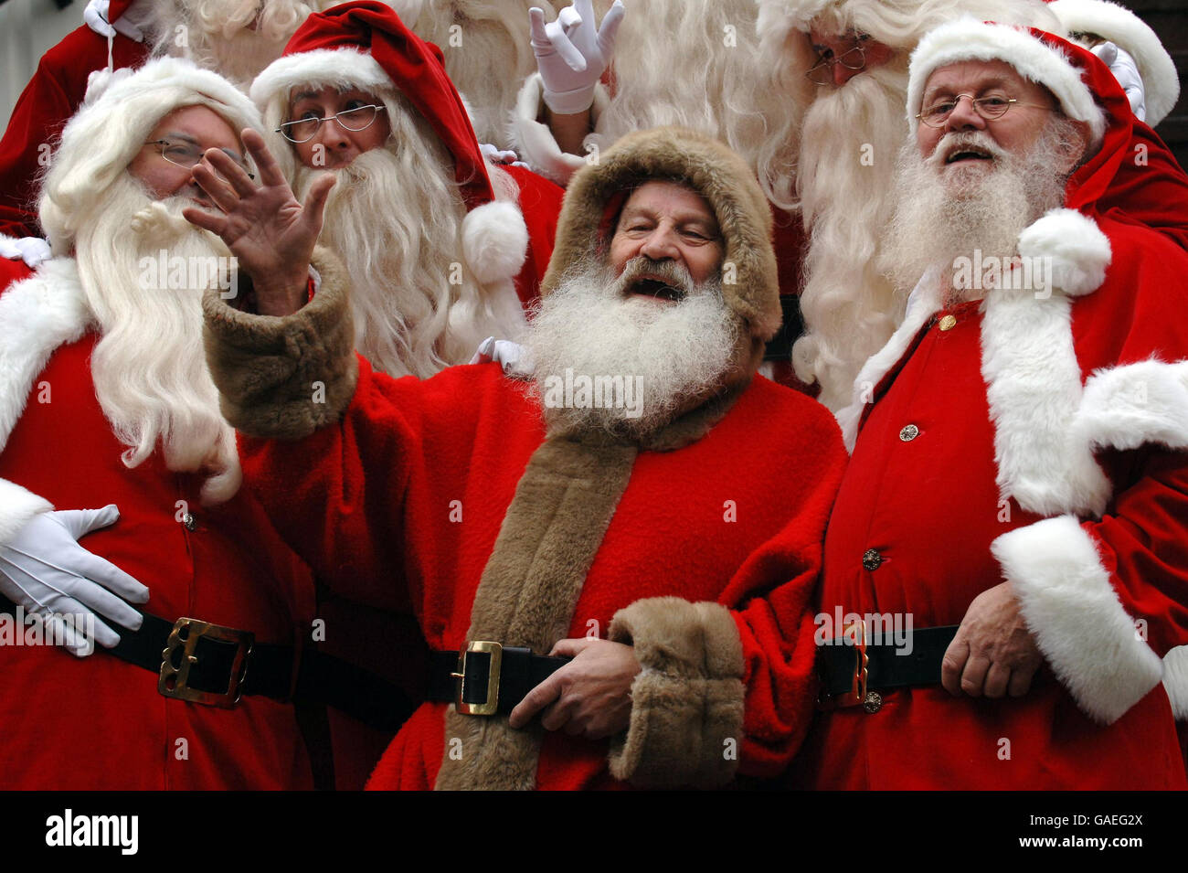 Professional Santa school Stock Photo - Alamy