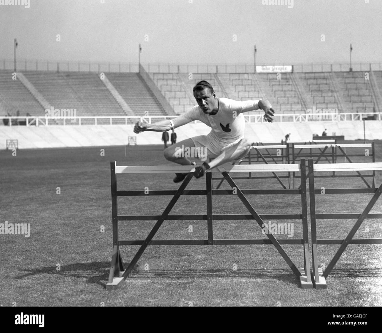 Summer Olympic Games 1908 - Athletics - White City Stadium Stock Photo
