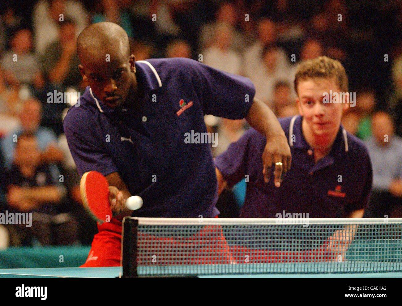 Commonwealth Games Manchester 2002 Table Tennis Stock Photo Alamy