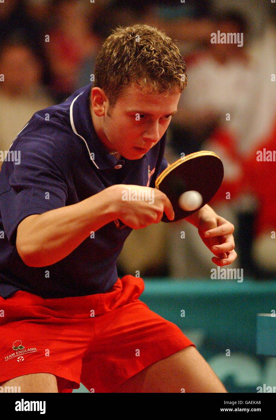 Commonwealth Games Manchester 2002 Table Tennis. England's Andrew
