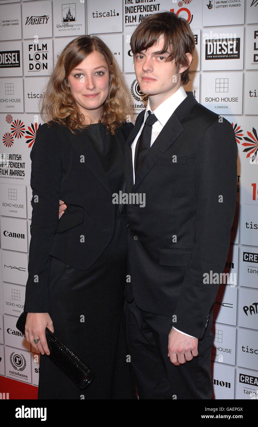 Most promising newcomer and Best Actor Nominee, Sam Riley and Alexandra Maria Lara arrive for The British Independent Film Awards at The Roundhouse, London. Stock Photo