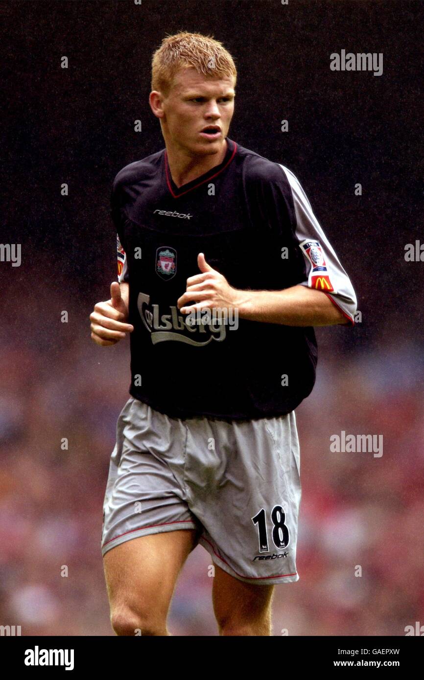 V Riise Soccer - FA Community Shield - Arsenal v Liverpool. Liverpool's John ...