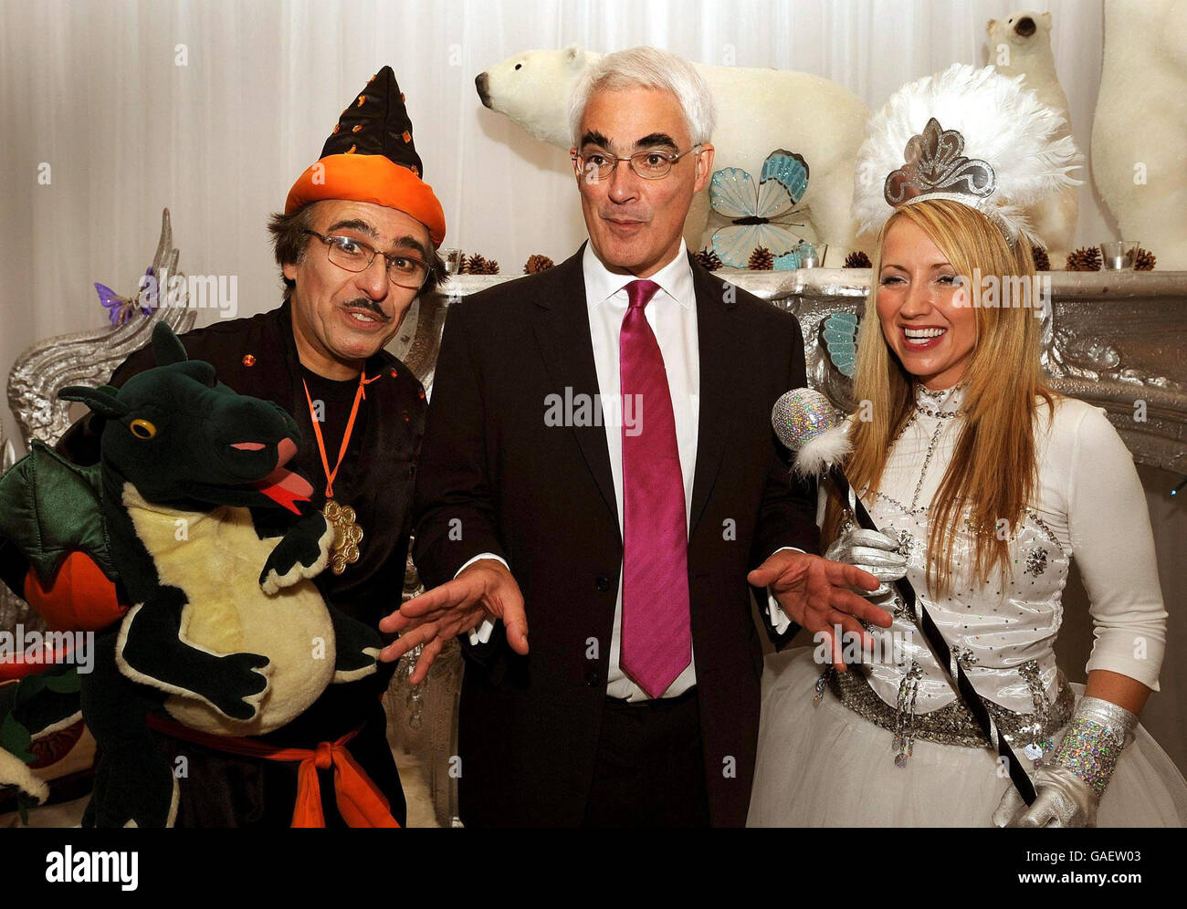 Chancellors annual childrens christmas party hi-res stock photography