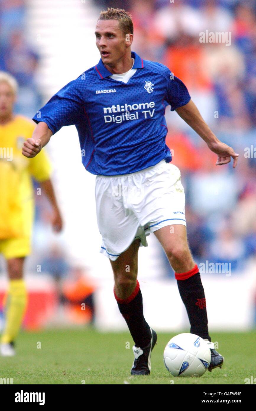 Soccer friendly rangers v leeds united hi-res stock photography and ...