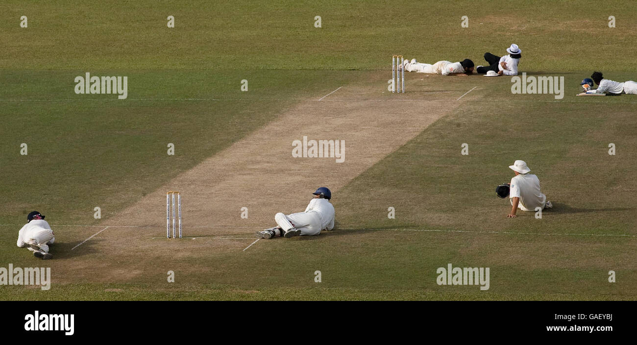Cricket - First Test - Day Four - Sri Lanka v England - Asgiriya International Stadium Stock Photo