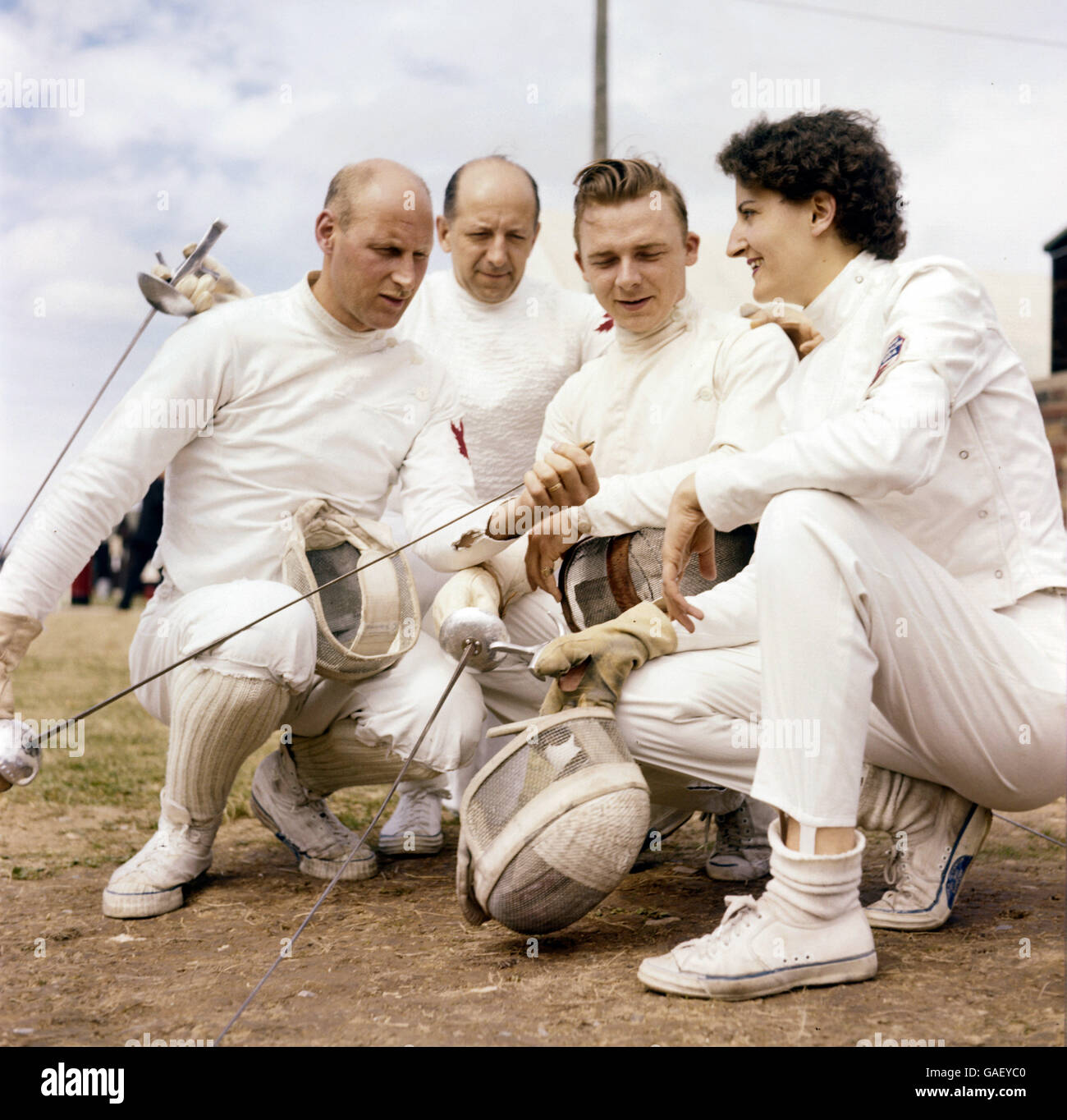 1958 British Empire and Commonwealth Games Fencing Cardiff Stock