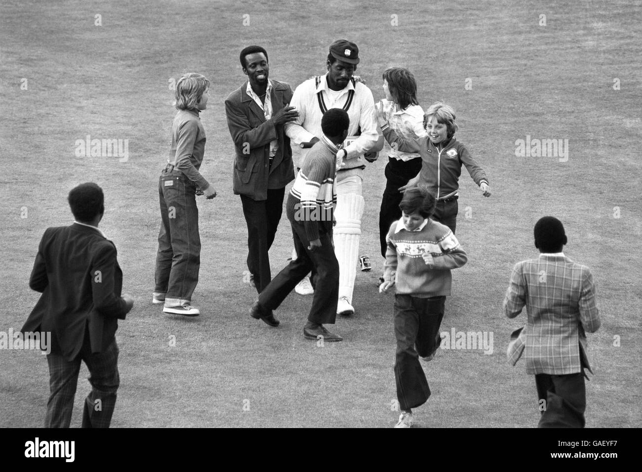 Sport - Cricket - England v The West Indies - Test Match - 1976 Stock Photo