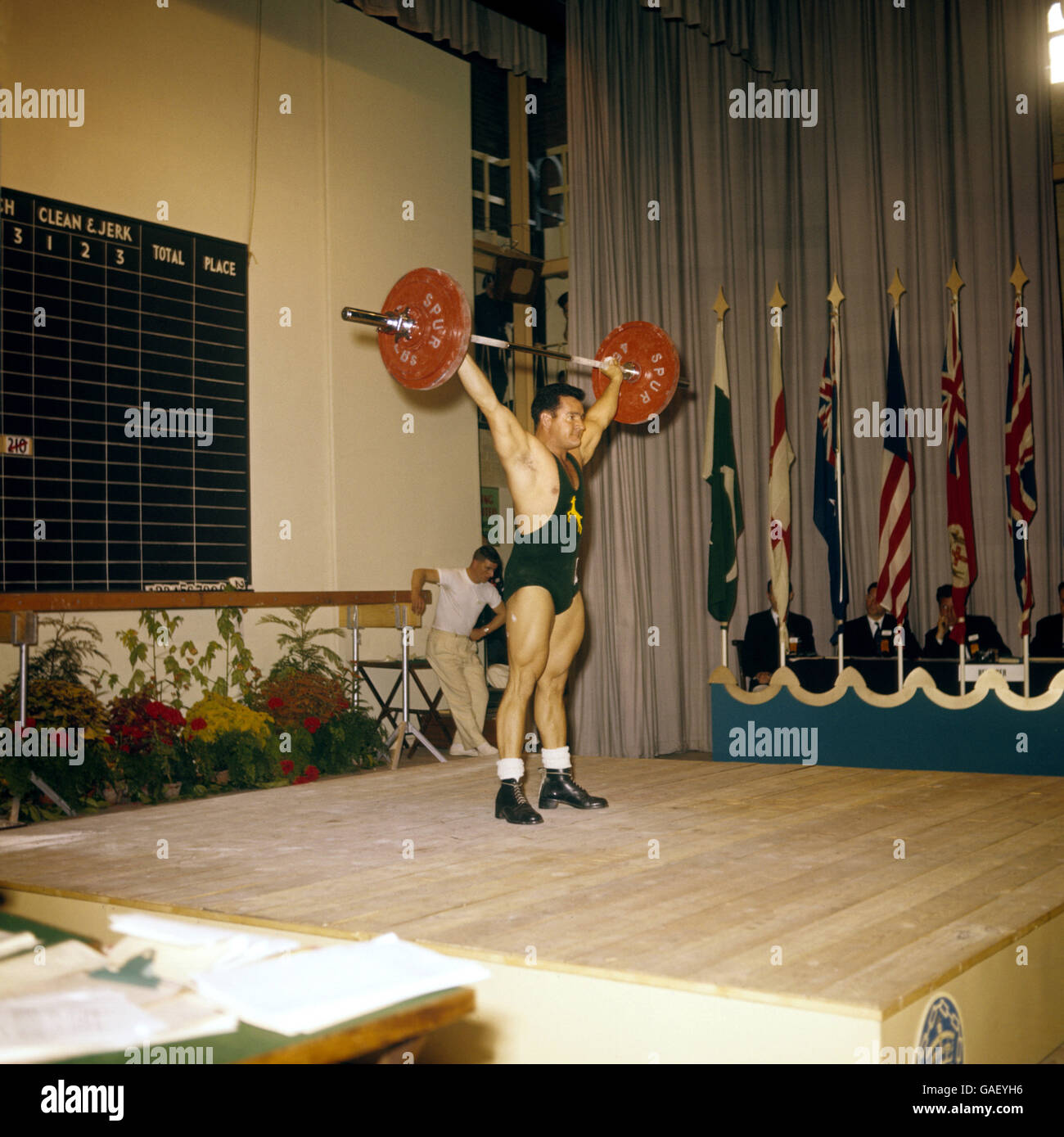 1958 British Empire and Commonwealth Games Weightlifting Cardiff