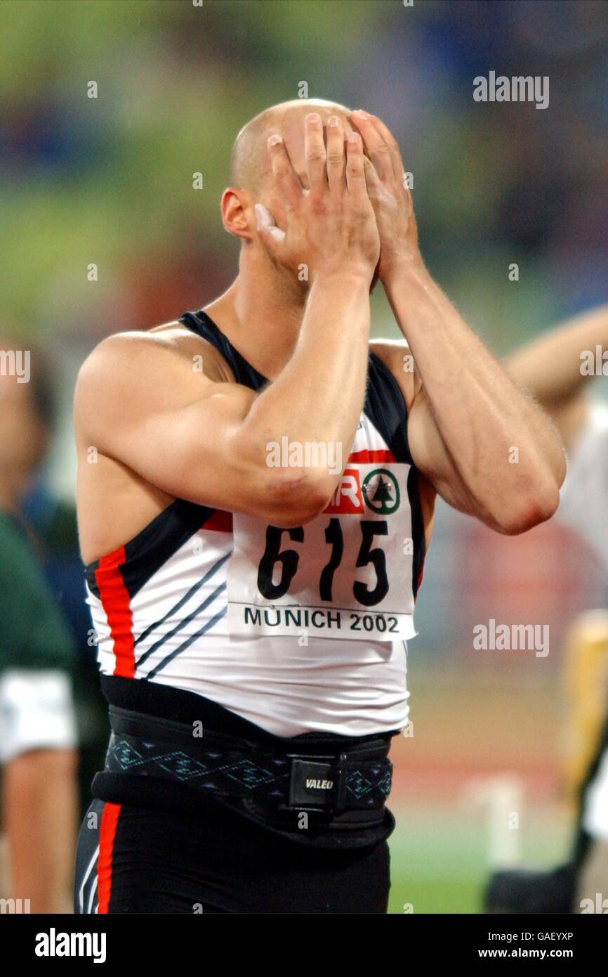 Athletics european athletics championships munich 2002 hires stock