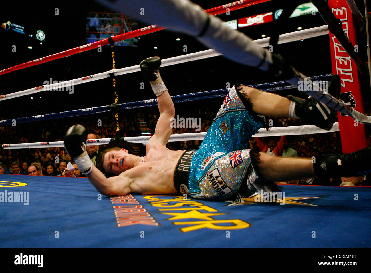 Boxing - WBC Welterweight Title - Ricky Hatton v Floyd Mayweather - MGM Grand Garden Arena Stock Photo