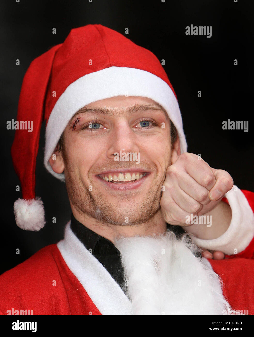 World record for most Santas in one place Stock Photo Alamy