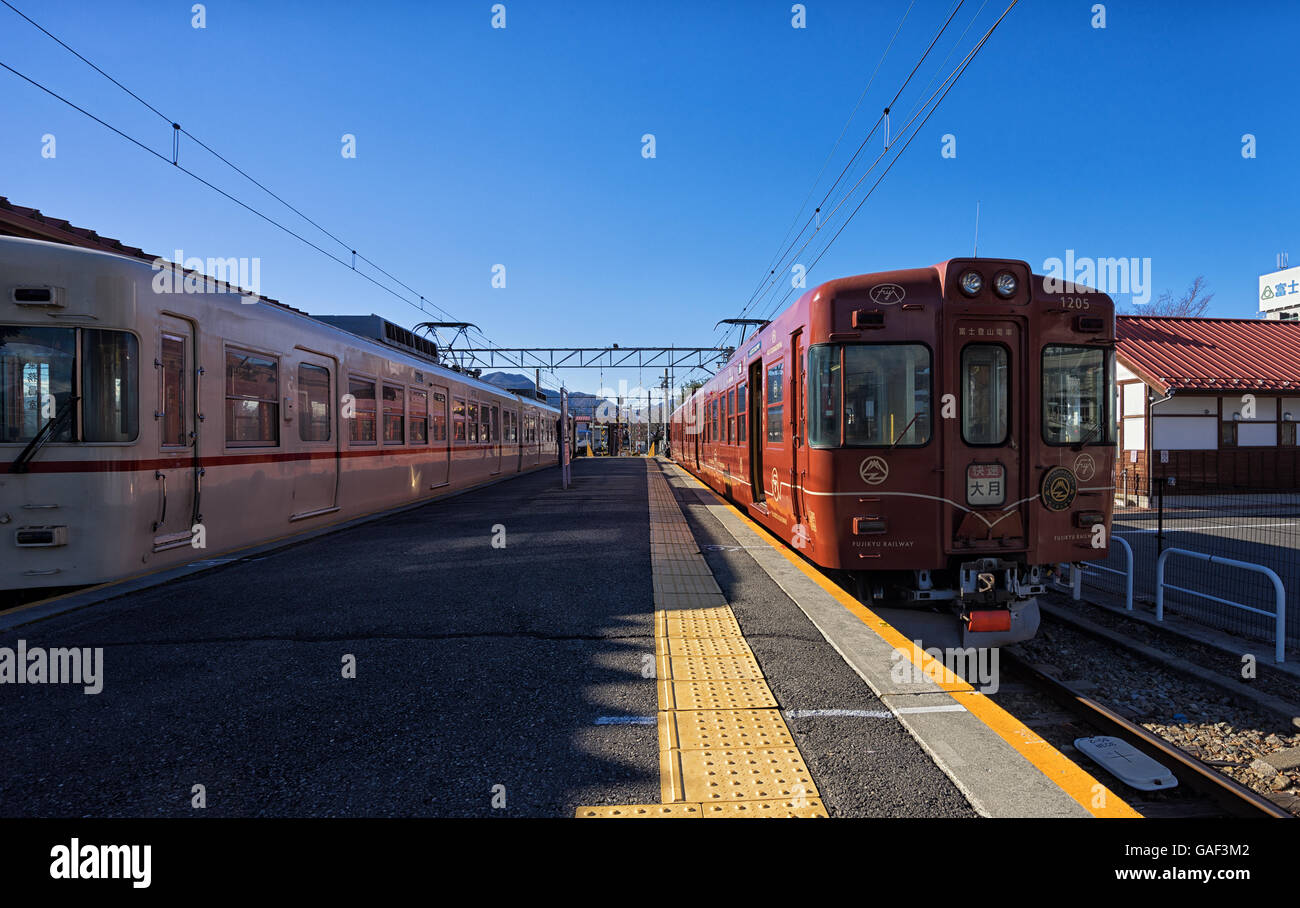 Fujikyu Railway, Japan Stock Photo