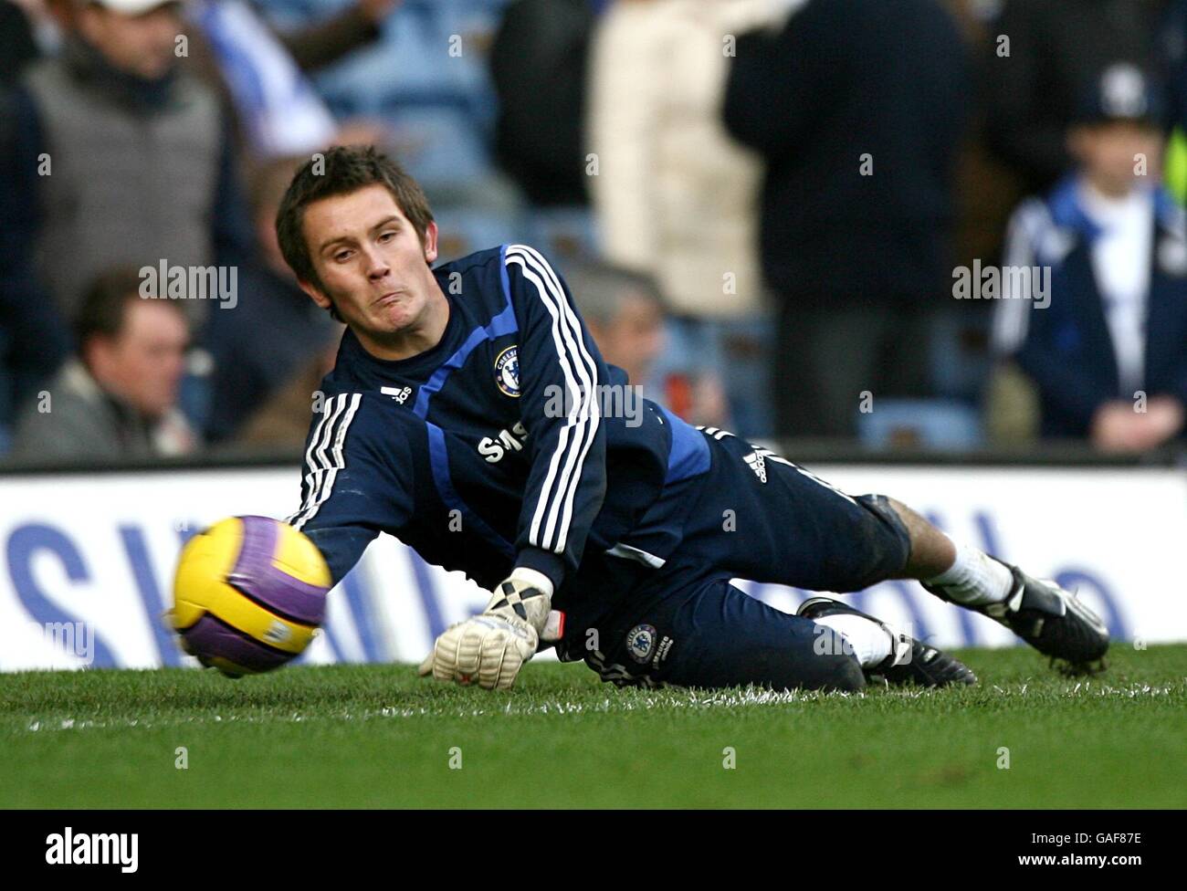 Soccer - Barclays Premier League - Chelsea v Newcastle United - Stamford Bridge. Rhys Taylor, Chelsea goalkeeper Stock Photo