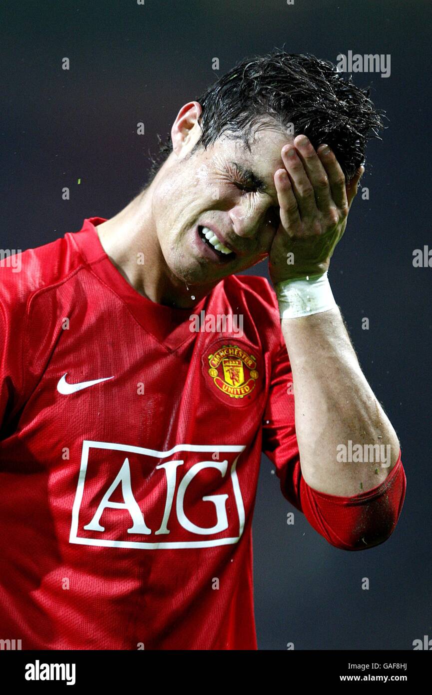Soccer - Barclays Premier League - Manchester United v Birmingham City - Old Trafford. Cristiano Ronaldo, Manchester United Stock Photo - Alamy Soccer - Barclays Premier League - Manchester United v Birmingham City - Old Trafford. Cristiano Ronaldo, Manchester United Stock Photo - Alamy