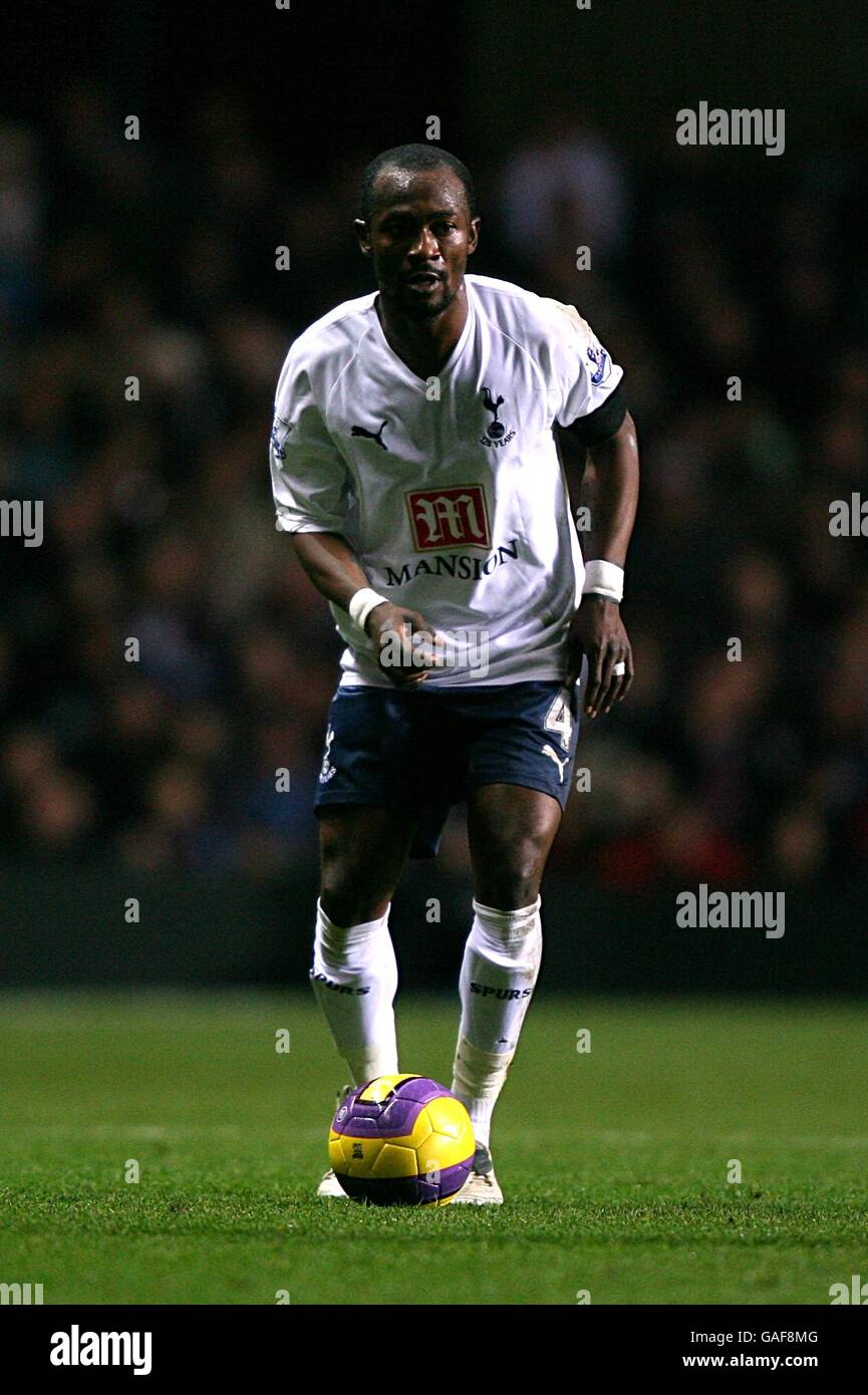 Soccer - Barclays Premier League - Aston Villa v Tottenham Hotspur - Villa Park. Didier Zokora, Tottenham Hotspur Stock Photo