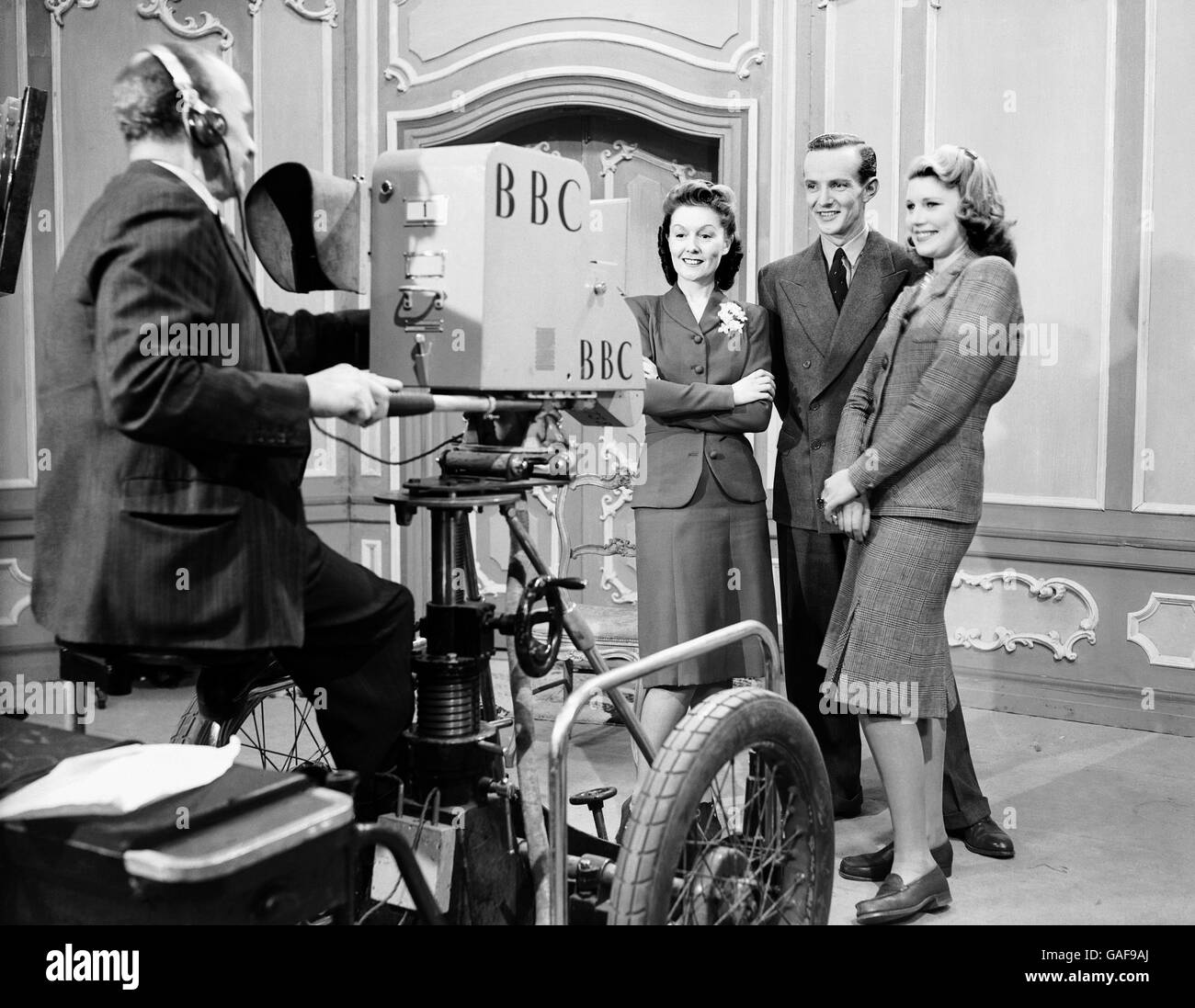 UK Entertainment - Television - Alexandra Palace - 1946 Stock Photo