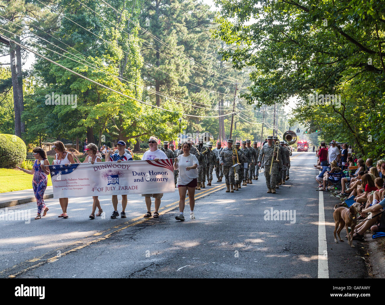 dunwoody 4th of july parade rain