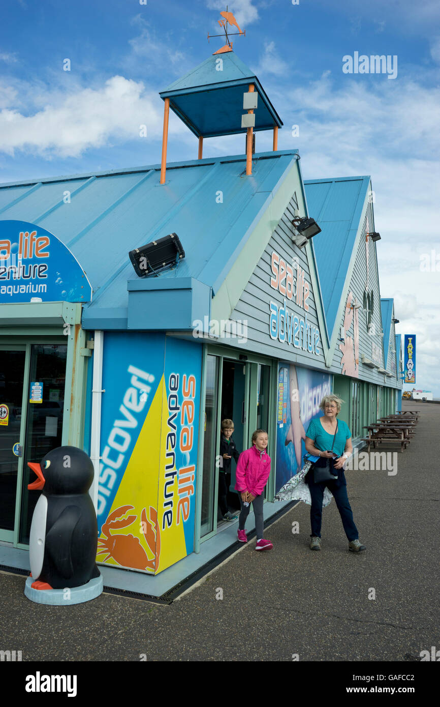 Sea front arcades at Southend-on-Sea. Essex.UK Stock Photo