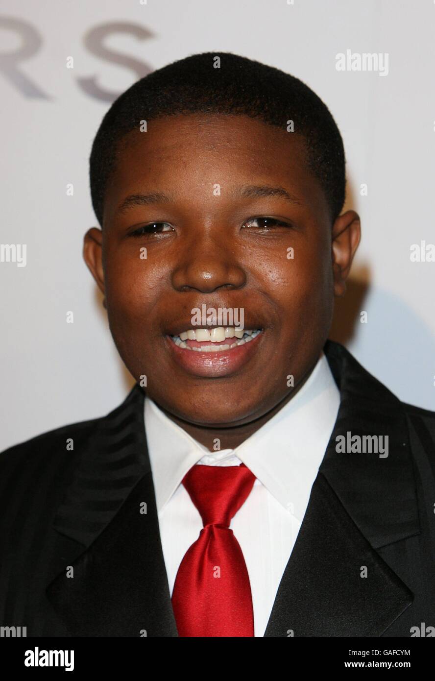 Denzel Whitaker arrives at the premiere of The Great Debaters at the Arclight Cinerama Dome in Hollywood, Los Angeles. Stock Photo