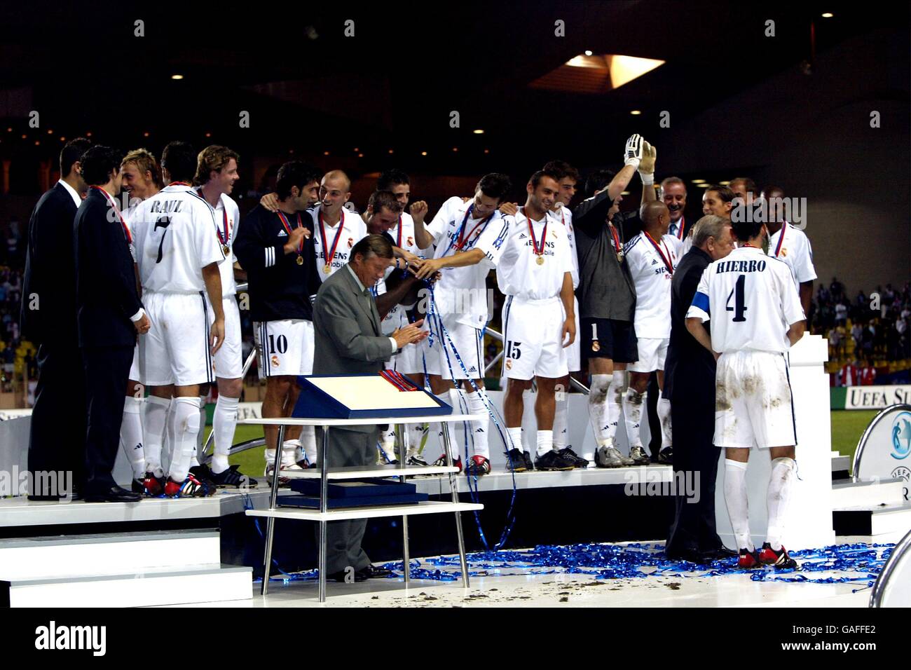 Soccer - UEFA Super Cup - Final - Real Madrid v Feyenoord. Real Madrid ...