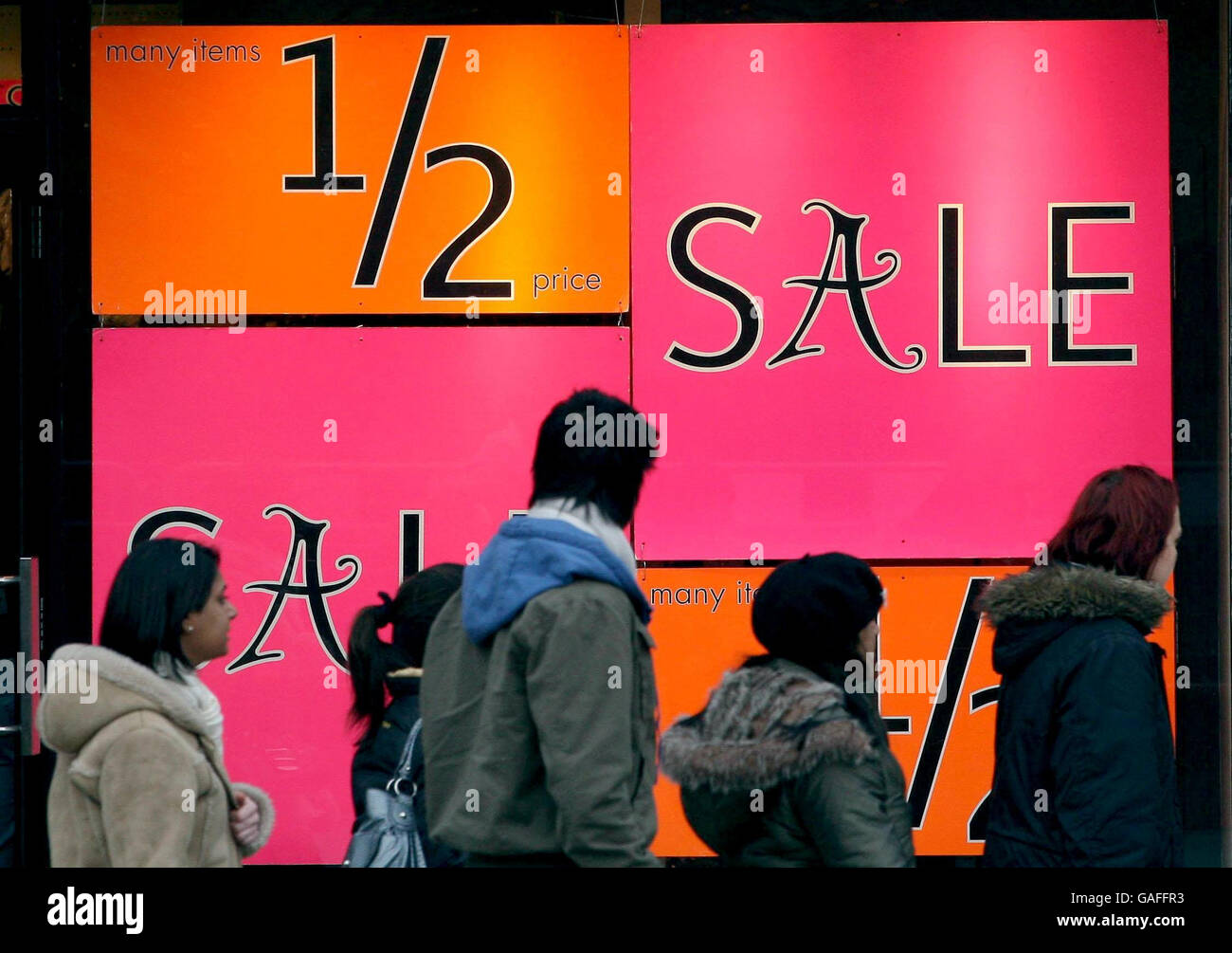 Post Christmas sales Stock Photo Alamy