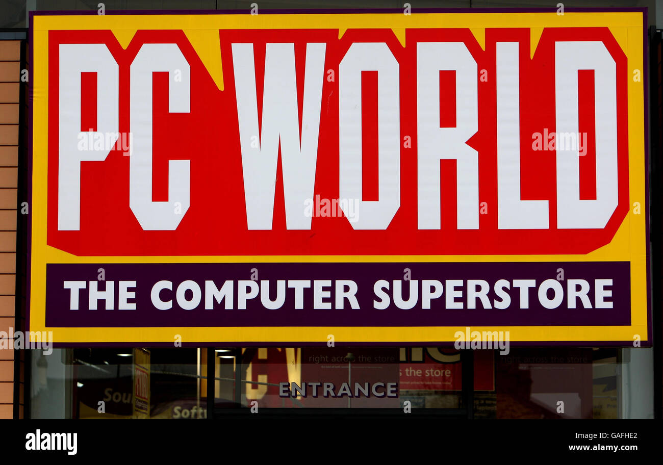 Currys and PC World owner suffers fall in sales Stock Photo Alamy