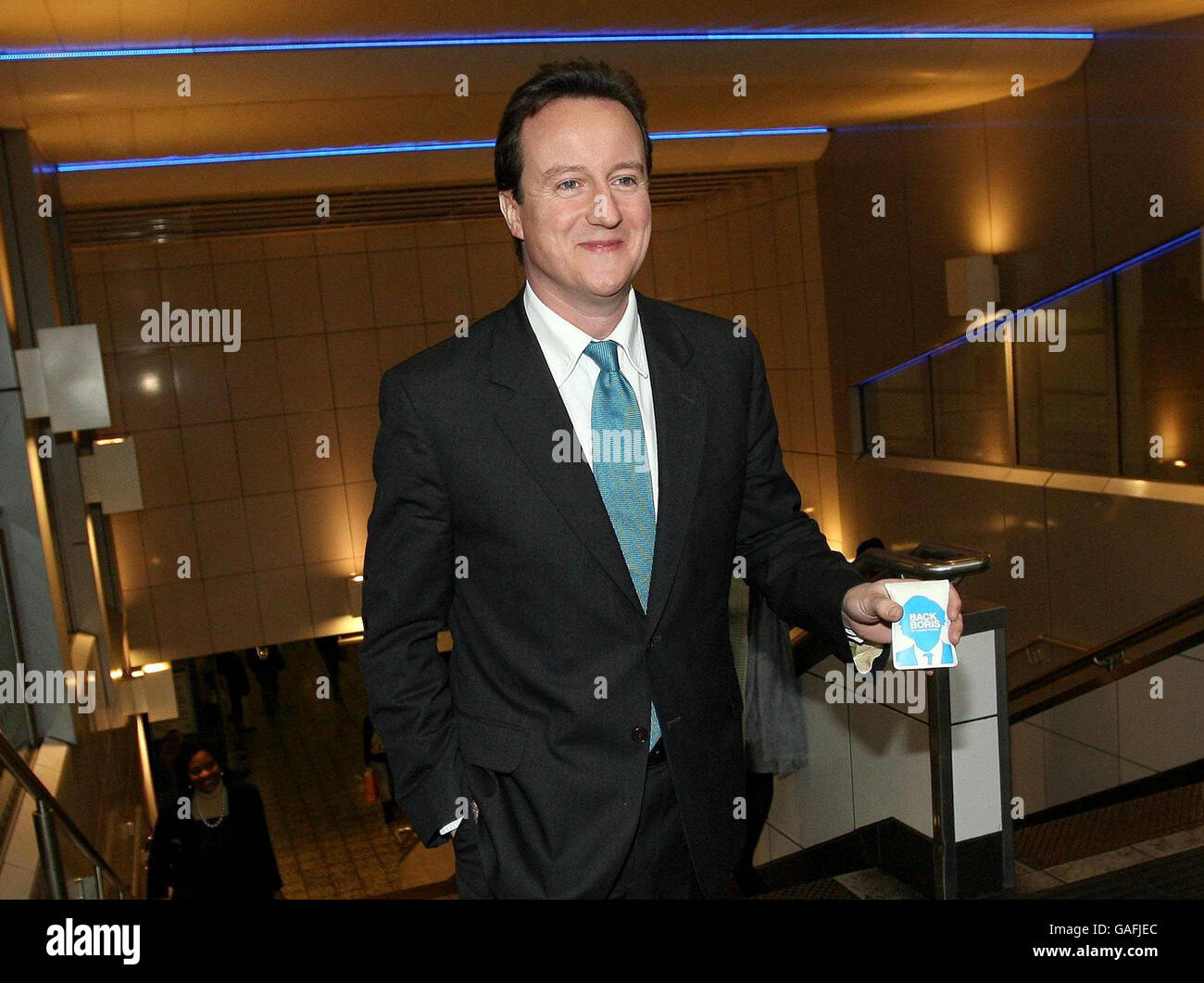 Cameron to get tough on long-term jobless Stock Photo