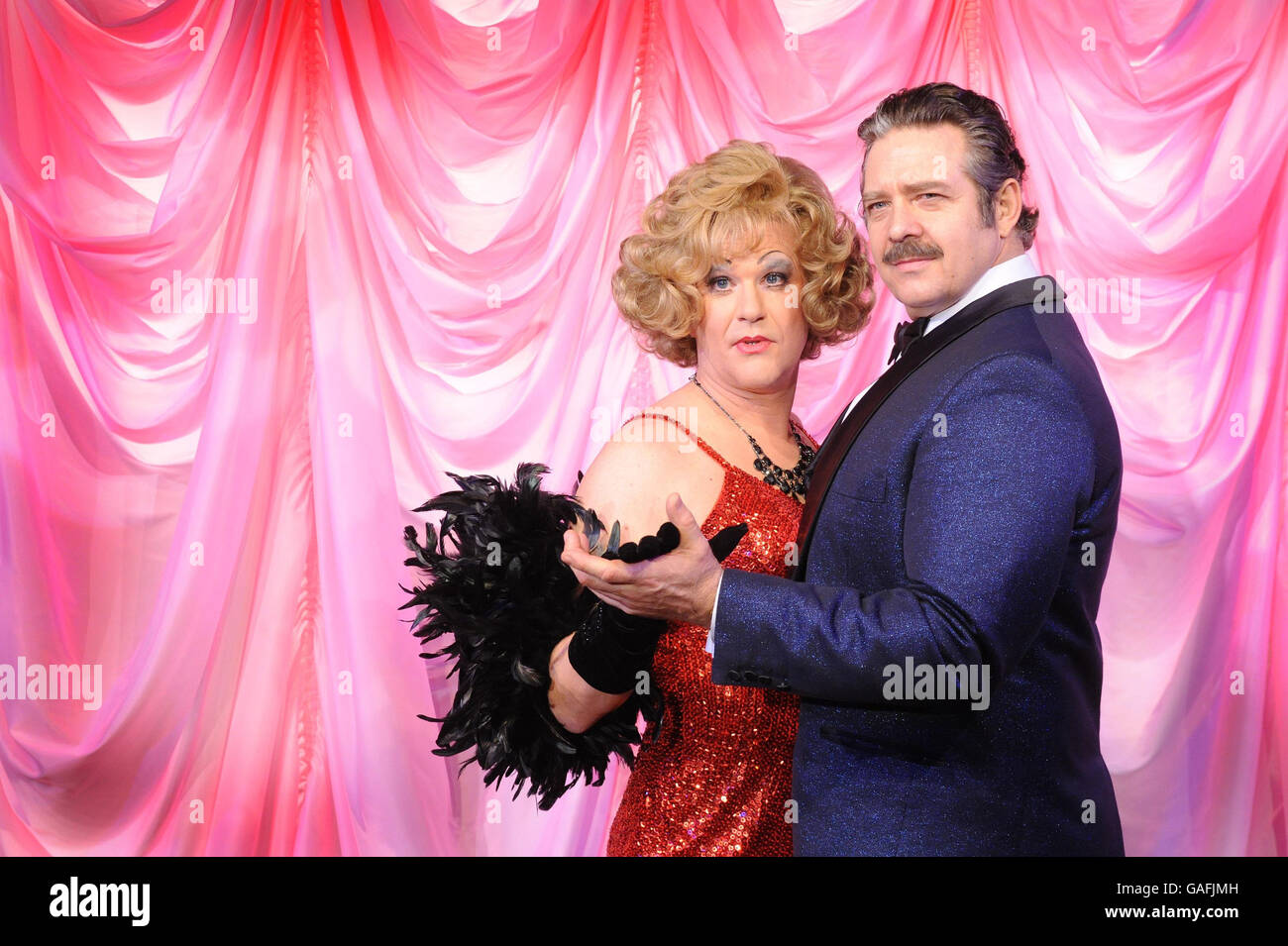 La Cage Aux Folles photocall London Stock Photo Alamy