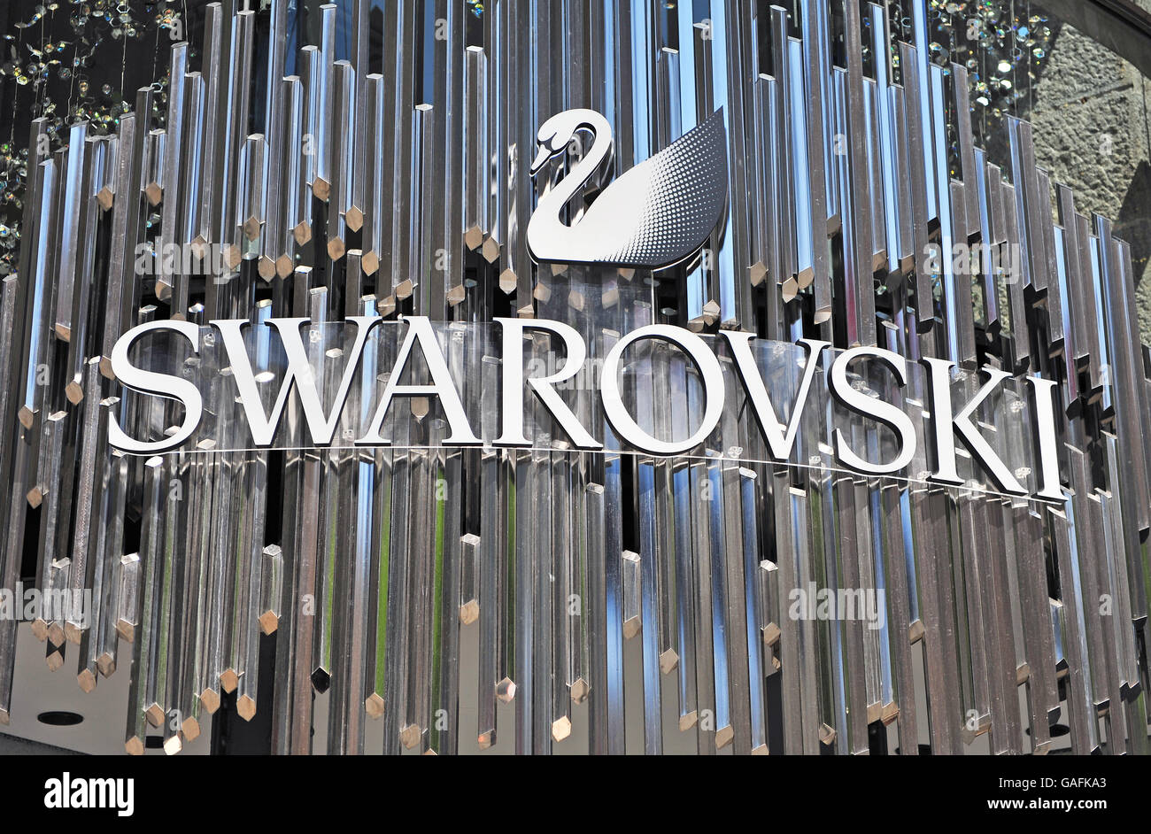 Swarovski shop hi-res stock photography 