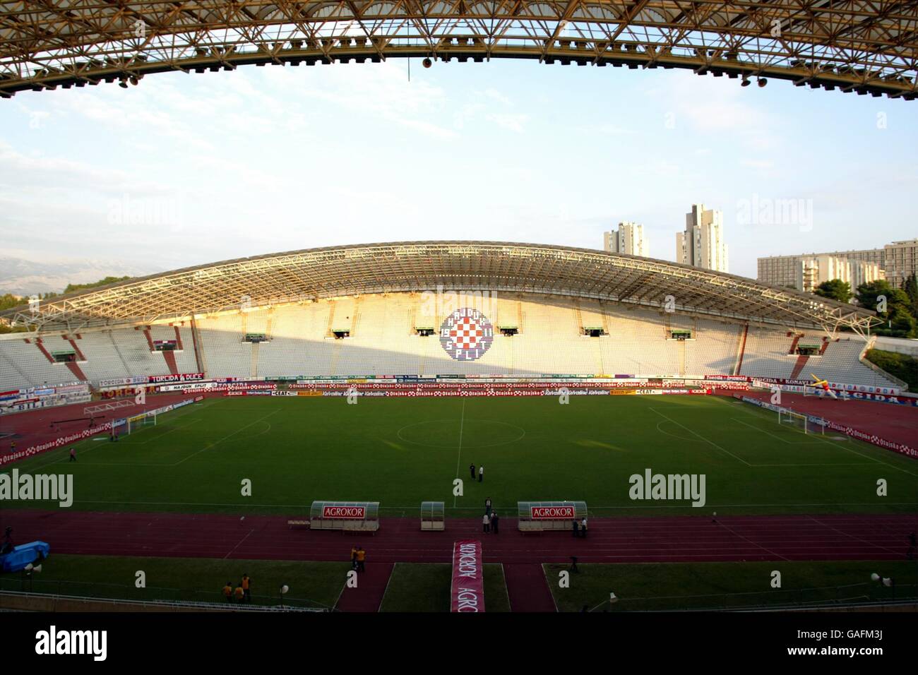 General view of Poljud stadium during UEFA Conference League Third