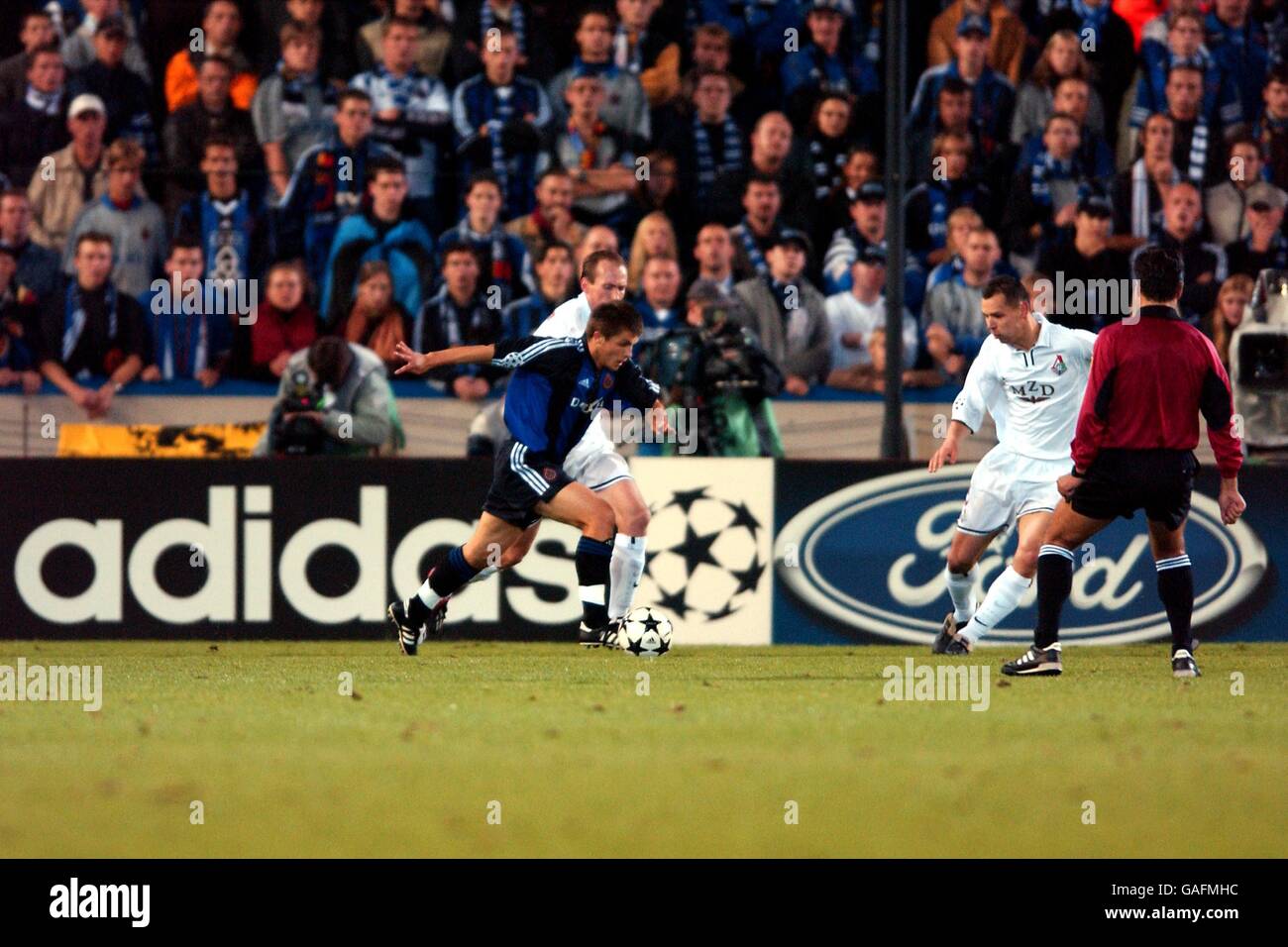 Soccer - UEFA Champions League - Second Qualifying Round - First Leg - Club  Brugge v Lokomotiv Plovdiv. Gaetan Englebert, Club Brugge Stock Photo -  Alamy