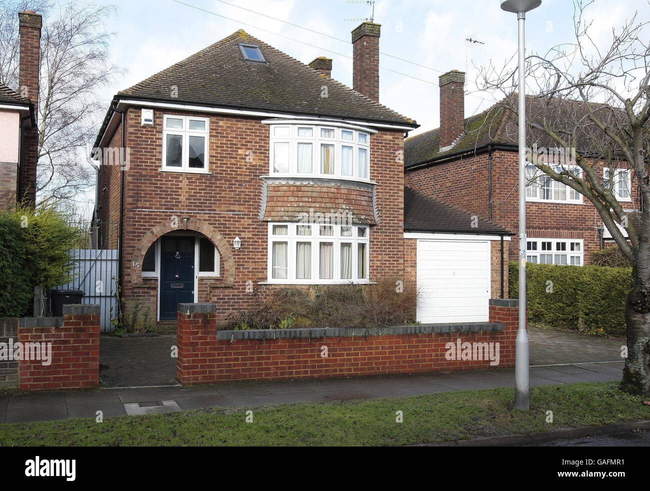General view of the family home of gary weddell hires stock