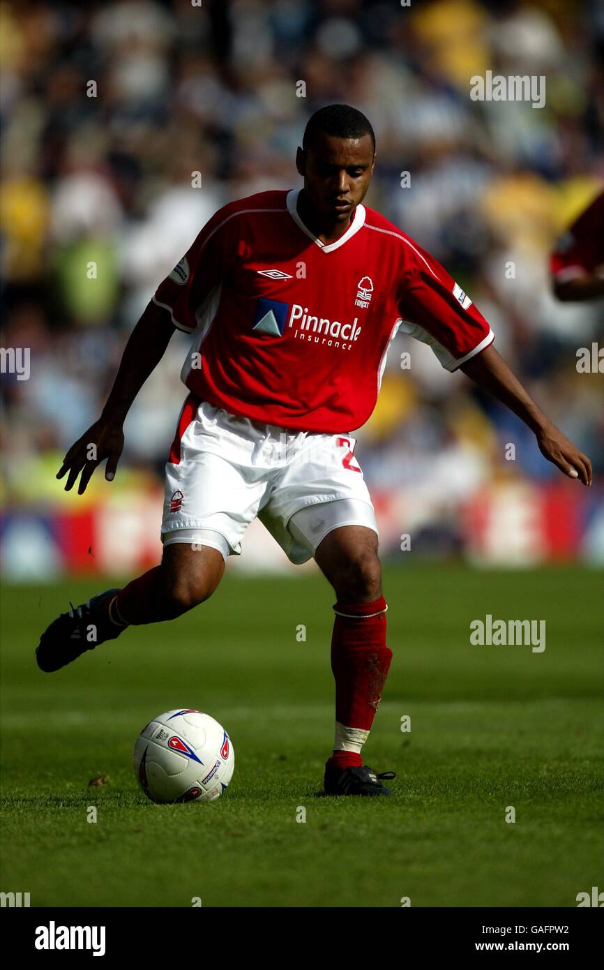 Soccer - Nationwide League Division One - Nottingham Forest v Sheffield Wednesday. Matthieu Louis Jean, Nottingham Forest Stock Photo